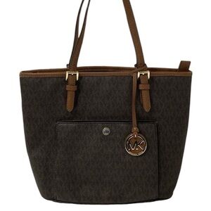 7071 Michael Kors Brown Tote Bag 254557071